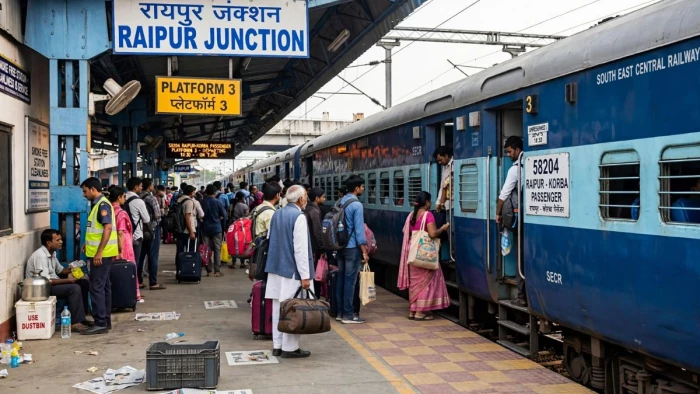 Raipur-Korba Train News: यात्रियों को राहत, आज से फिर पटरी पर दौड़ेगी रायपुर-कोरबा पैसेंजर ट्रेन